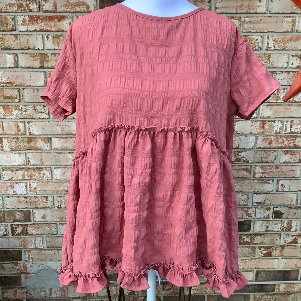 Boutique babydoll style top